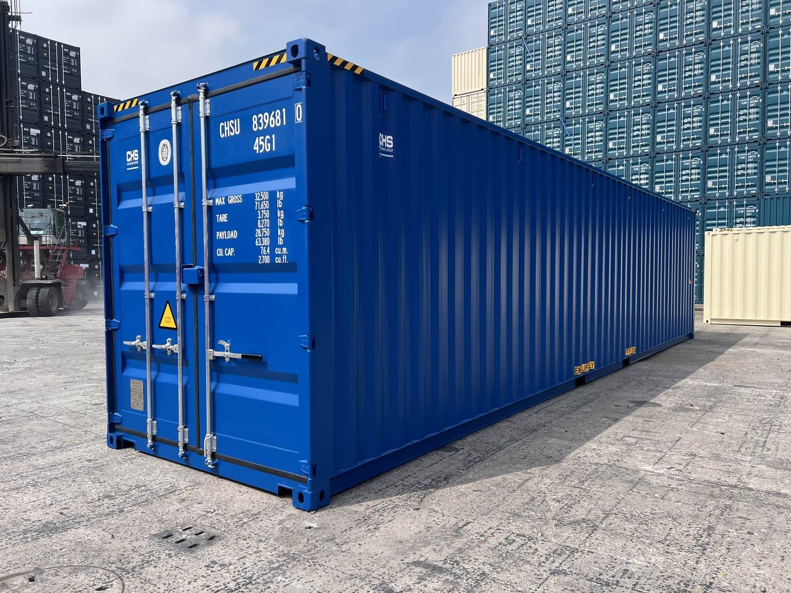 Container High Cube Nou de 40 Picioare