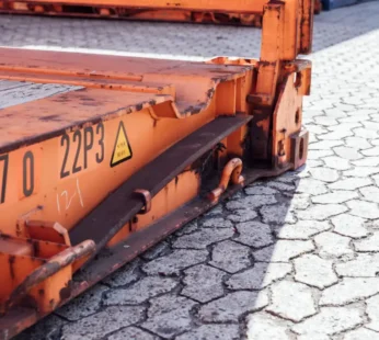 Platformă plată uzată Container de 20 Picioare