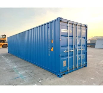 CONTAINER MARITIM 40 PICIOARE HIGH CUBE ALBASTRU Containerul maritim de 40 de picioare High Cube