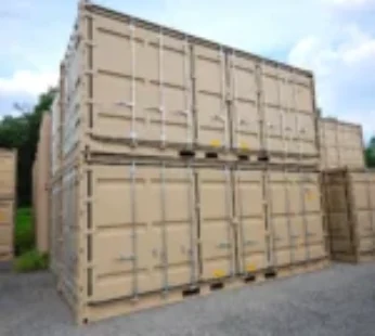 CONTAINER NOU ISO DE MARFĂ USCATĂ DE 20 PICIOARE – DESCHIDERE LATERALĂ COMPLETĂ ȘI UȘI DUBLE LA UN CAPĂT