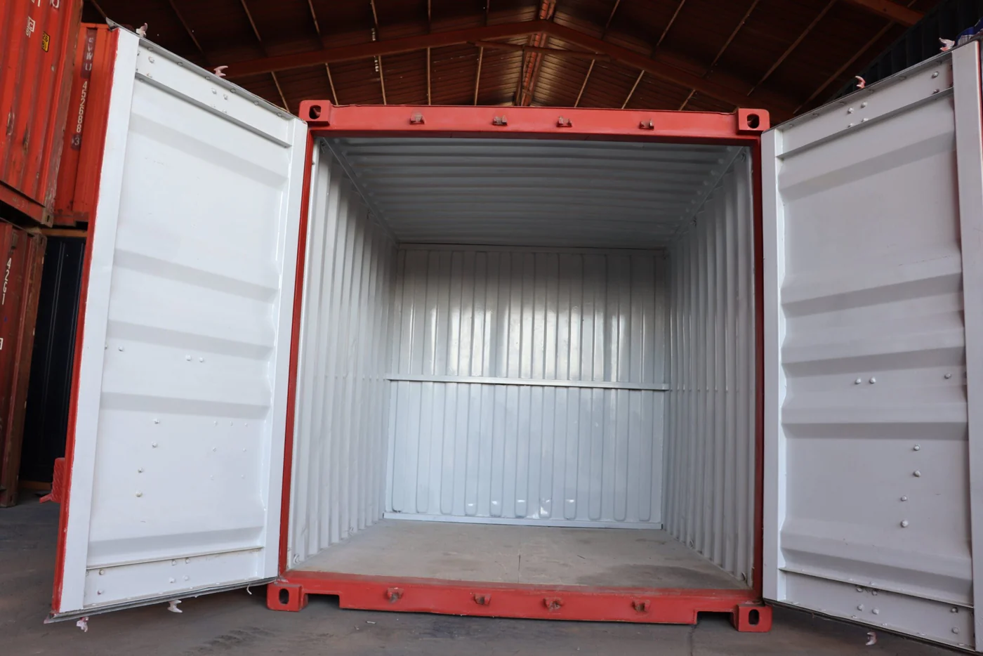 CONTAINER NOU ROȘU DE 10 PICIOARE - Image 2