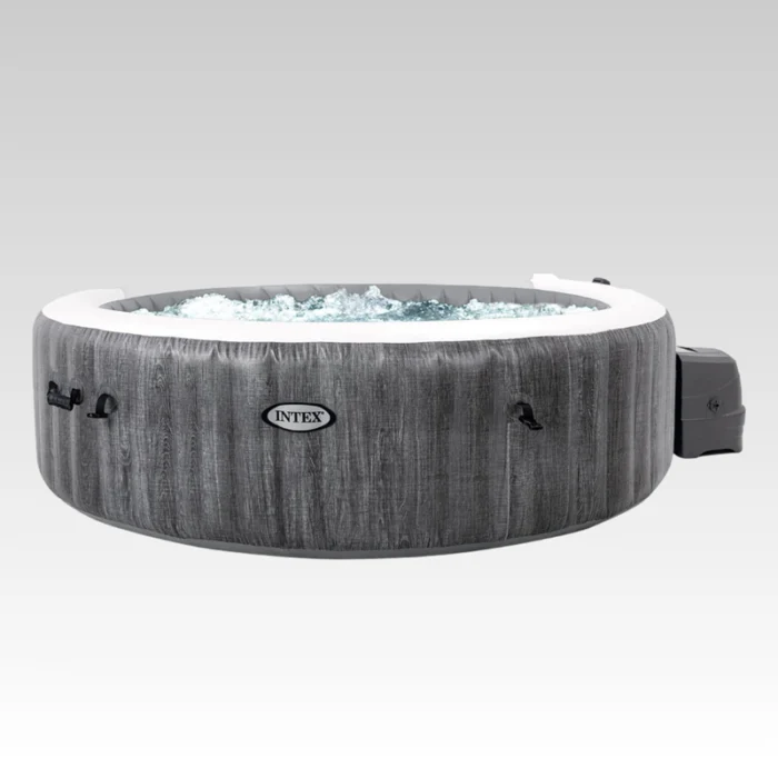 Intex PureSpa Deluxe Lemn Gri – 63″ x 21