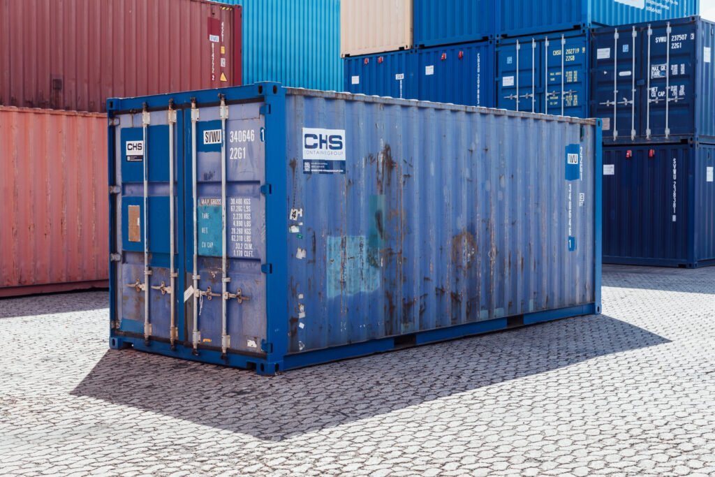 Container de depozitare uzat de 20 de picioare